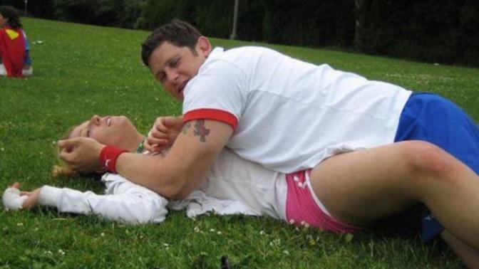 What does it mean when guy sit on top you and try to kiss you?