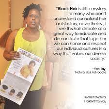 Black people and their hair?