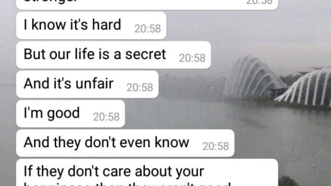 Boyfriend upset at me for keeping our relationship a secret from my parents?