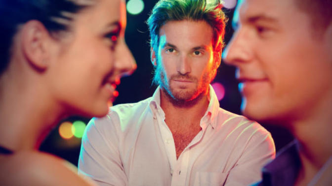 He's jealous when I talk to other guys- even though he has a GIRLFRIEND?