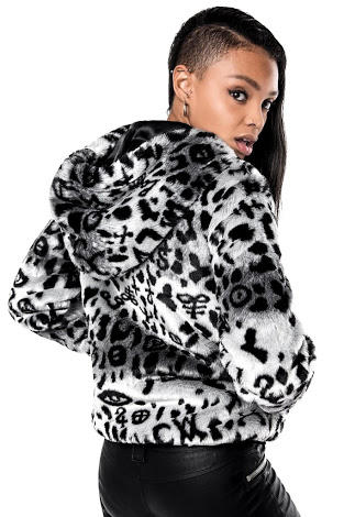 Do you like this 100% mink fur jacket with symbolic detailing?