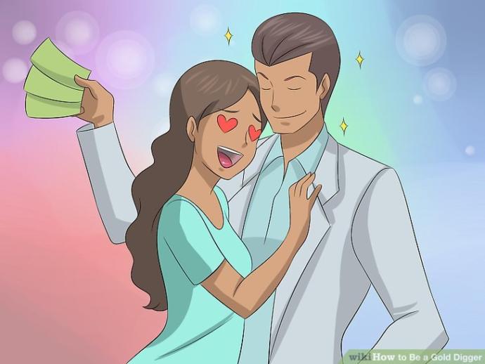 On a scale from 1 to 5 by how much do girls and women love money?