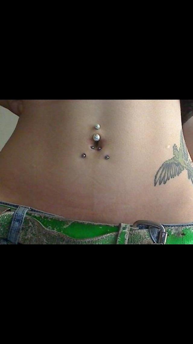 Girls, I want more belly piercings to match my tattoos, which ideas look best to you?