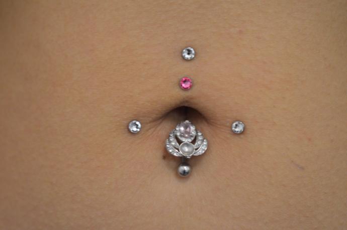 Girls, I want more belly piercings to match my tattoos, which ideas look best to you?