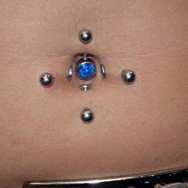 Girls, I want more belly piercings to match my tattoos, which ideas look best to you?