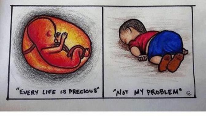 Question for those who oppose abortion, would you want your tax dollars to help the child once it's born if she can't support him/her on her own?