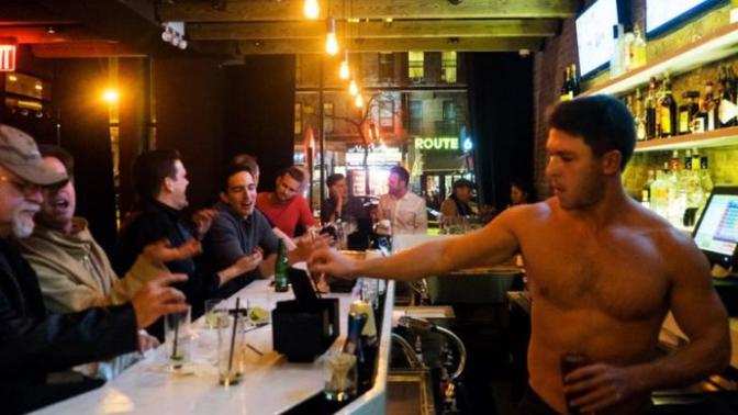 How would you cope in a gay bar? would you be out of your comfort zone or not?