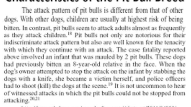 Do you think Pit bull type dogs are more of a risk to own than other breeds?