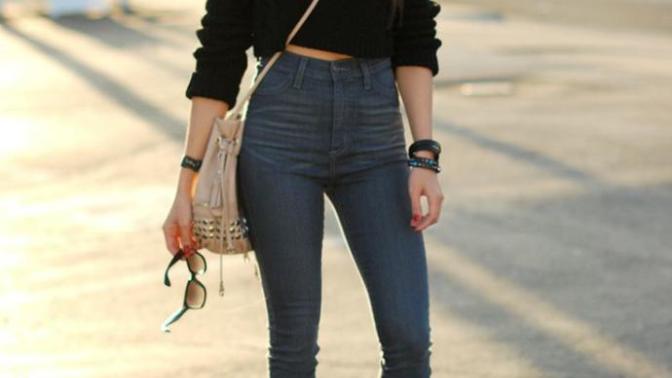 High-waisted jeans on girls are?