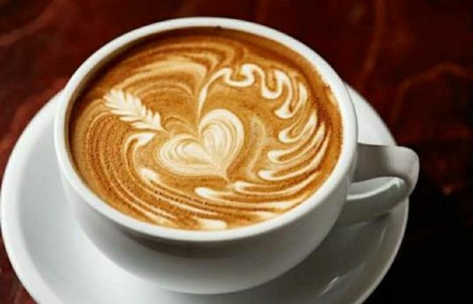Chuggin' down my coffee?