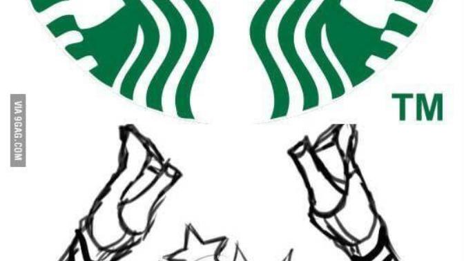 Does anyone else think that the Starbucks logo looks a bit obscene?