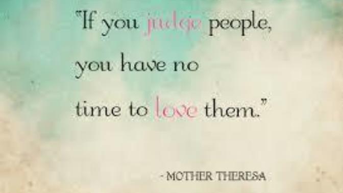 Do you judge people?