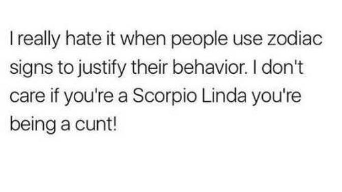 Does your zodiac sign bother you?