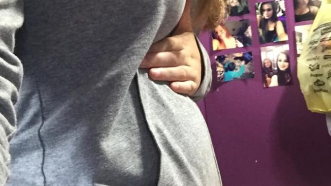 Is it just water weight or pregnancy belly?
