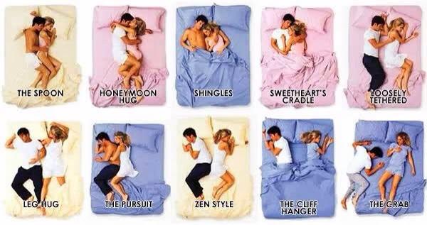 What sleeping position do you sleep in?