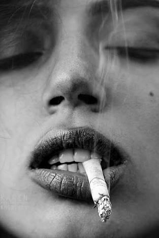 How do movie actors and women in general are able to keep their teeth so white even if they smoke cigarettes??