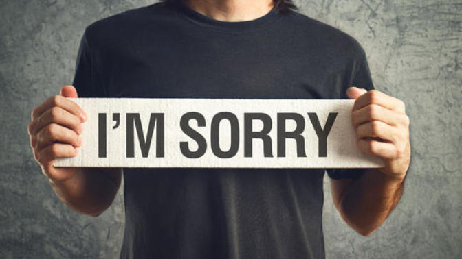 Do you think it's necessary to apologize even if you don't think you did anything wrong?