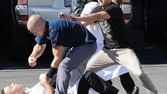 Have you ever had to break up a fist fight?
