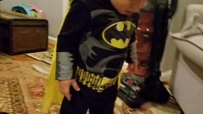 What do you think about my little great nephew's costume? isn't he adorable?