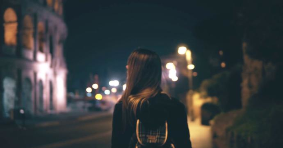 Girls, do you ever get scared walking out and about alone late at night