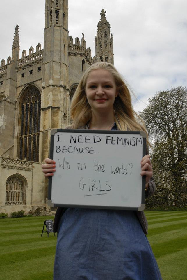 Which of these "I Need Feminism" signs and slogans do you think is the worst of all?