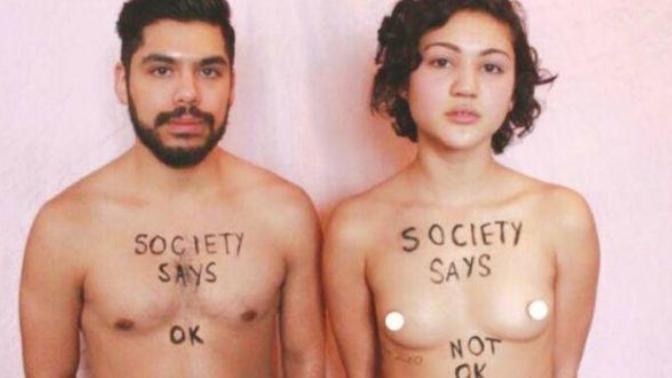 Girls, Why still we follow all stereotypical NORMS on here too. Like, Why MEN's NIPPLES are accepted but WOMEN's NIPPLES get removed/banned?
