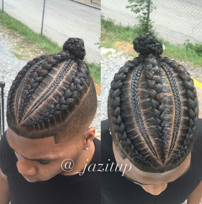 [PICS] Girls, what do you think of the man braided bun hairstyle?