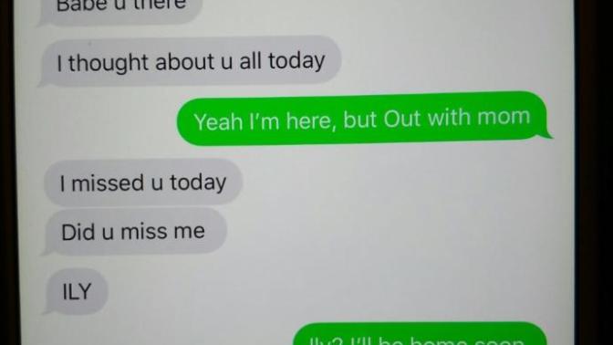How do I ask her to stop sending dirty messages?