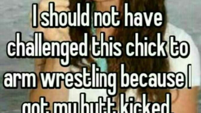 Ladies if you beat a guy at arm wrestling. Would you tag him in this meme? And why?