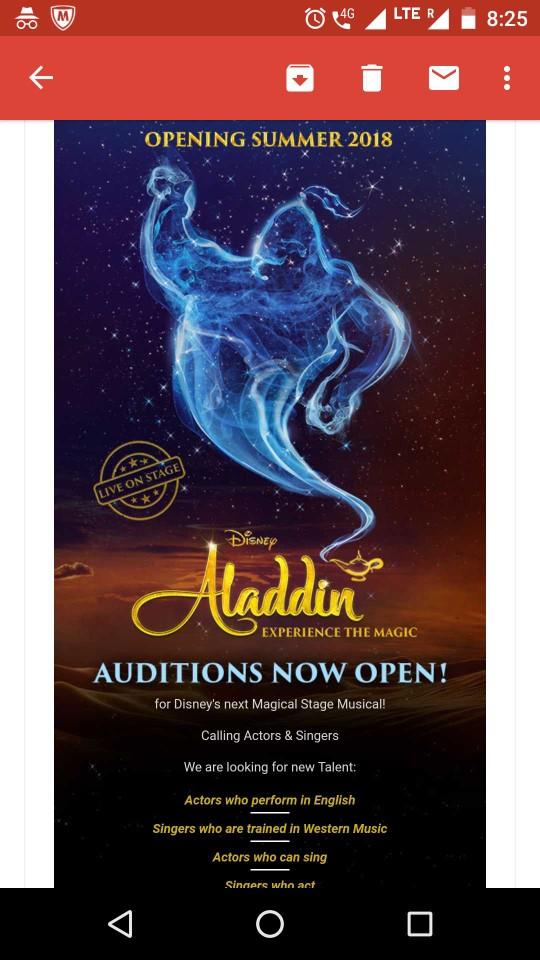 Should I go for the audition??
