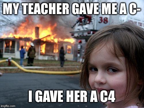 Why do you think this little girl burned down the house?