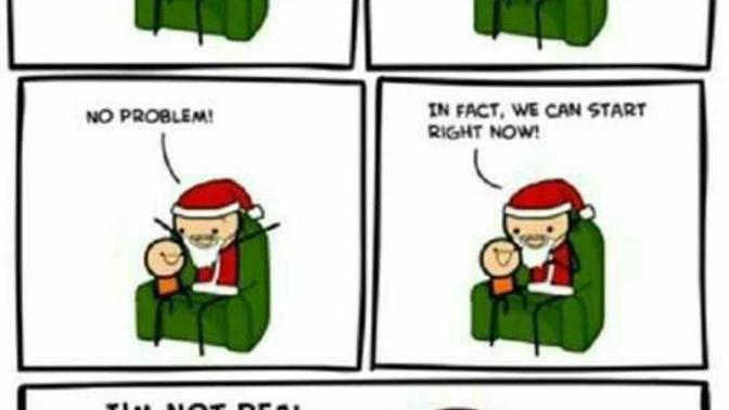 When did you find out that Santa isn't real?