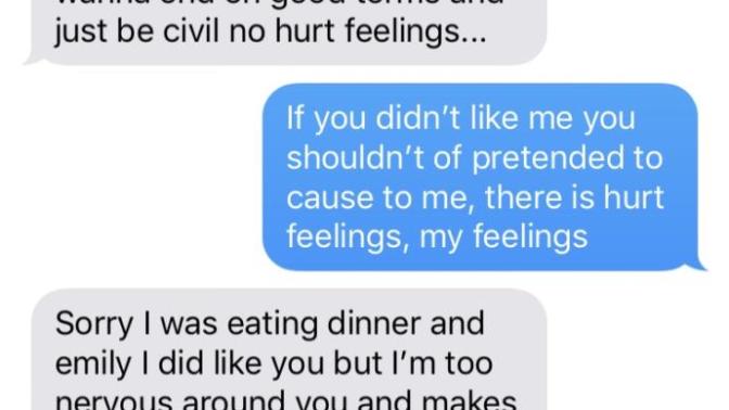 Awkward boyfriend/ex?