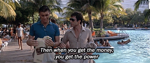 Would you agree with this quote about money, power and women?