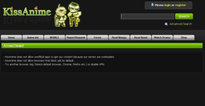 I got banned on KissAnime, could you guys suggest some help?