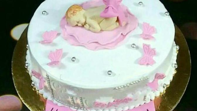 Is it good design cake for one month baby birthday?