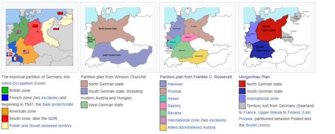 Which was the best partition plan for Germany?