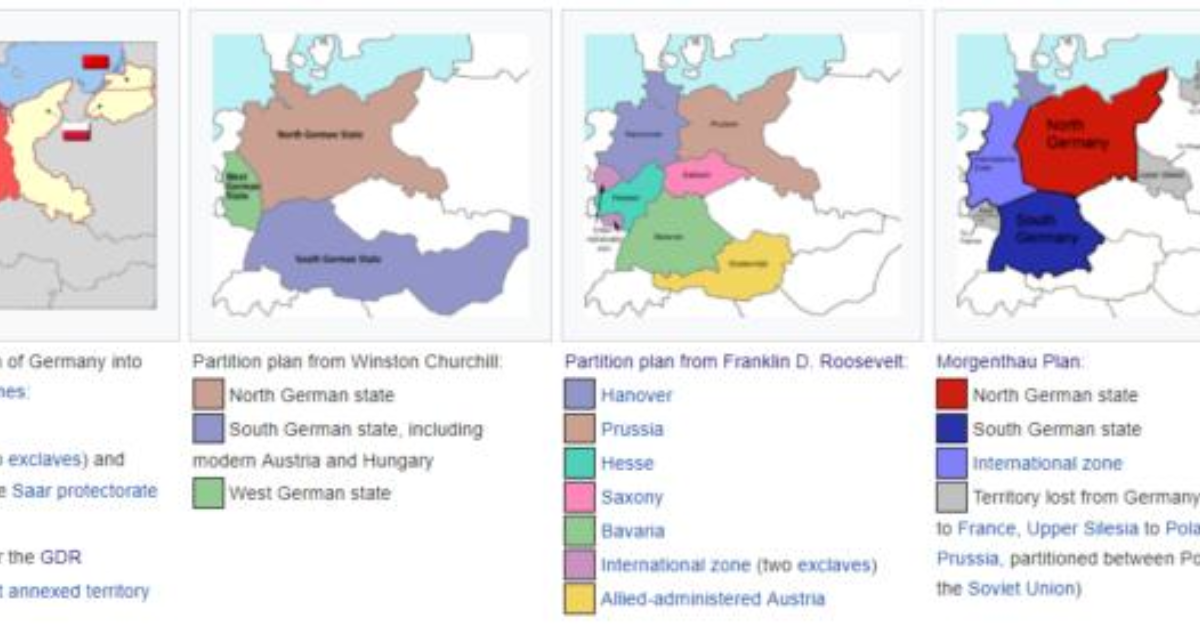 Which was the best partition plan for Germany? GirlsAskGuys