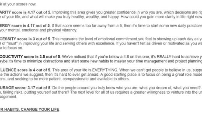 Do you practice personal development?