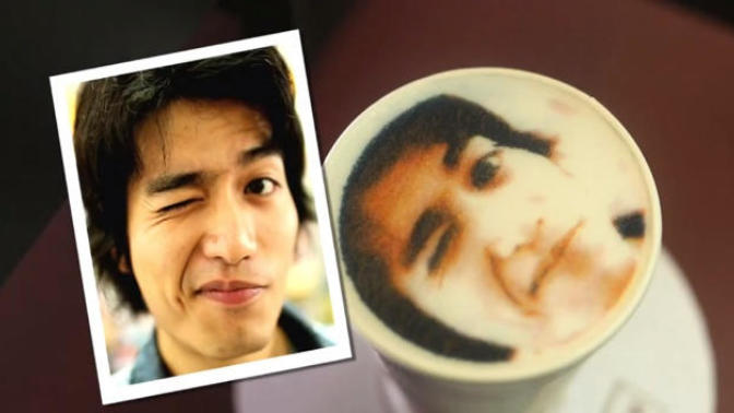 Coffee Drinkers- Would you drink a cup of coffee with your face on it?