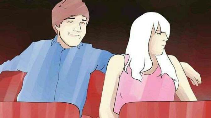 Guys what does it mean when you're sitting next to a girl you know and put your arm around them?