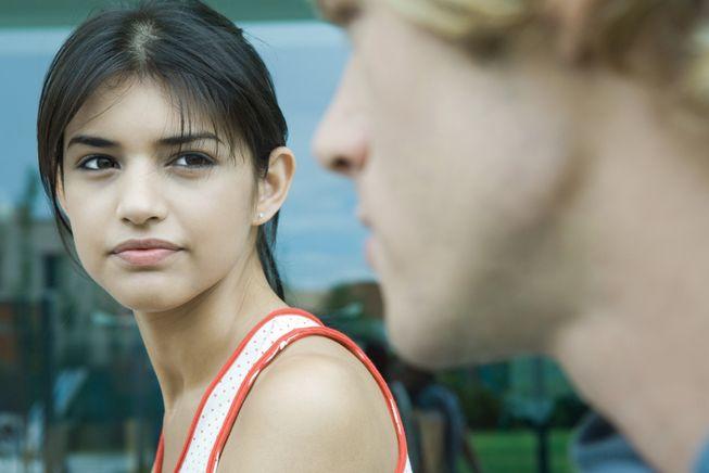 Why a girls stare at a guy on the street?