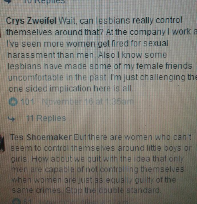 Do you think women get a "Free Pass" when it comes to Sexual Harassment/Assault? Read details?