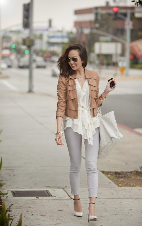 Girls, what is your favorite thing to wear with LEATHER?