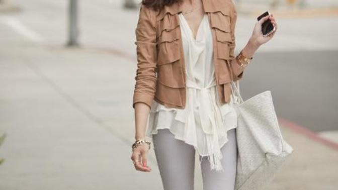 Girls, what is your favorite thing to wear with LEATHER?