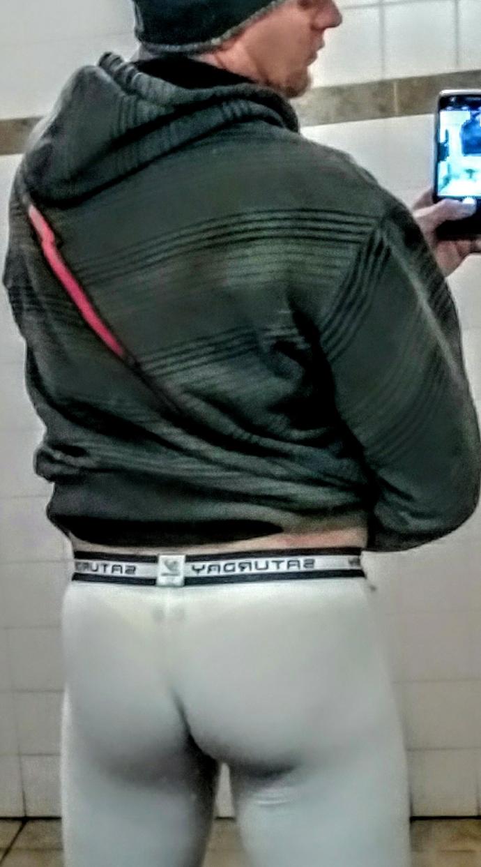 Girls, What do you think of men wearing transparent mens spandex or tights with a visible man thong underneath for fitness or everyday use?