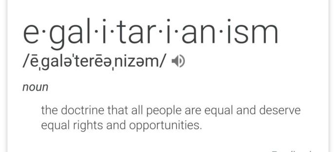 Feminism or Egalitarianism??