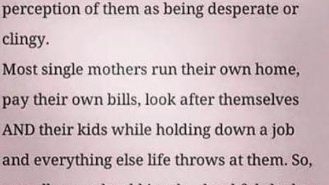 Why are men so unwilling to date single moms?