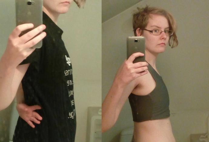 Does this look masculine flat chest enough?