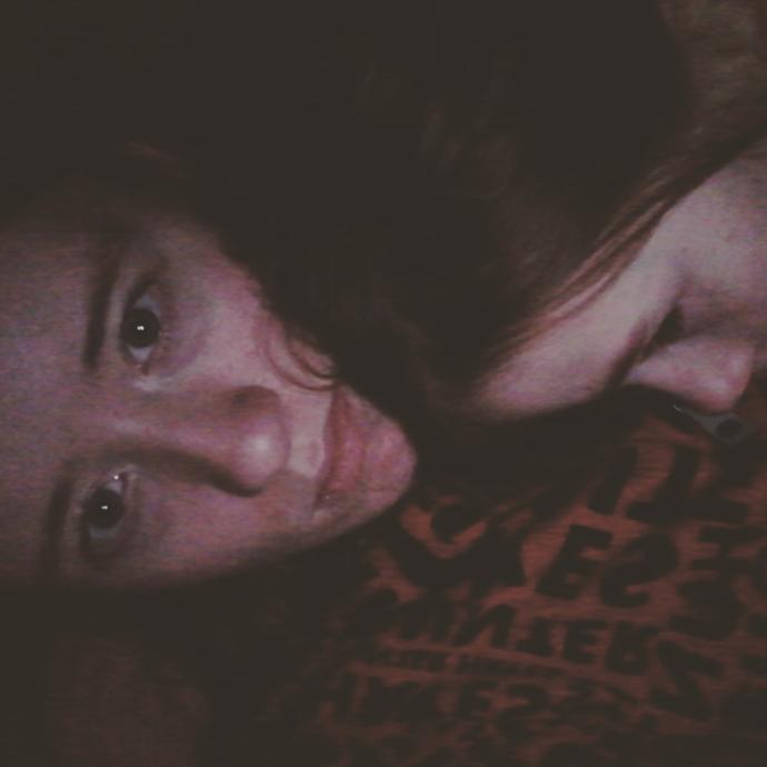 M little sister was crying and she fell asleep on me, should I move her or no?